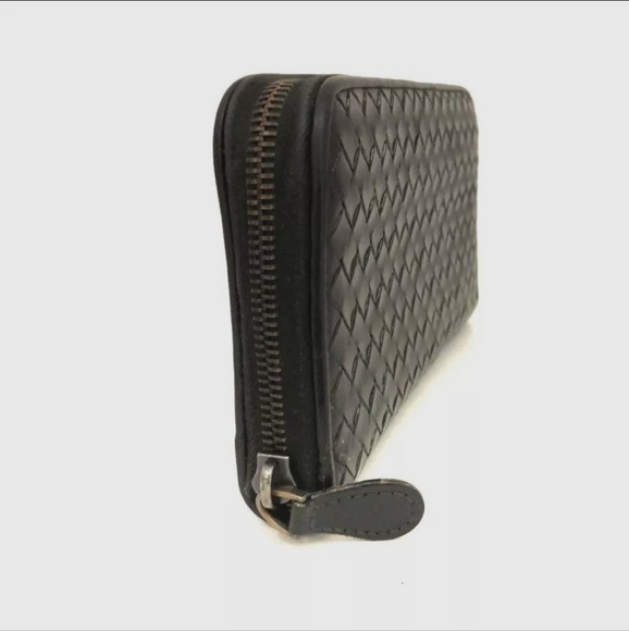 Bottega Veneta Intrecciato Lambskin Zip Around Long Wallet - Picture 8 of 8
